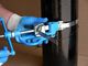 Blauer Edelstahl-Reißverschluss bindet Installations-Werkzeug, dauerhaftes Metallkabelbinder-Werkzeug fournisseur